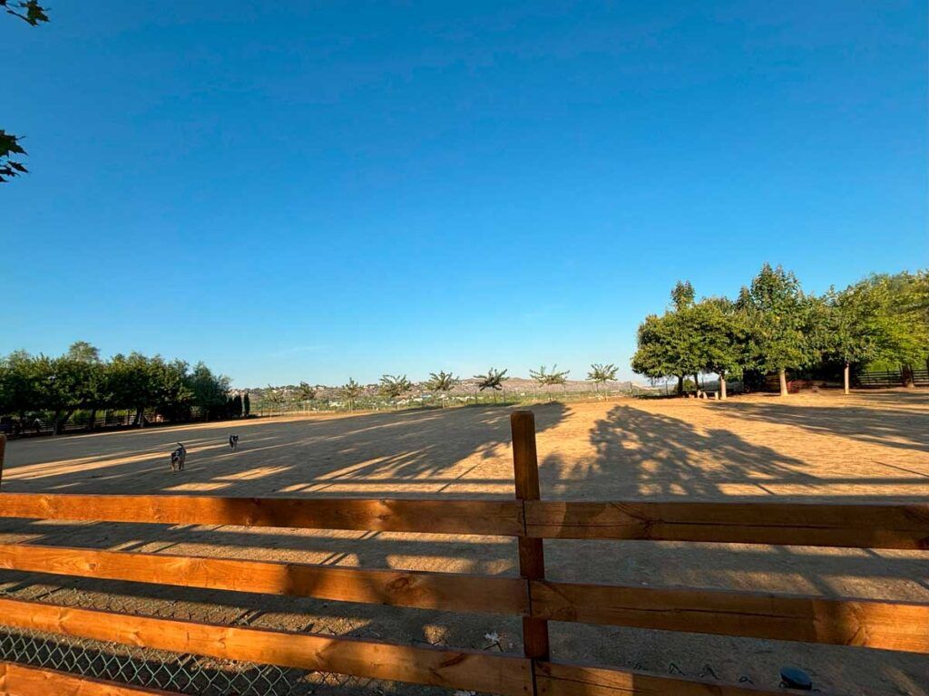 Entrada-visión-pista-y-pasillo-La-Pradera-Hotel-Canino-2
